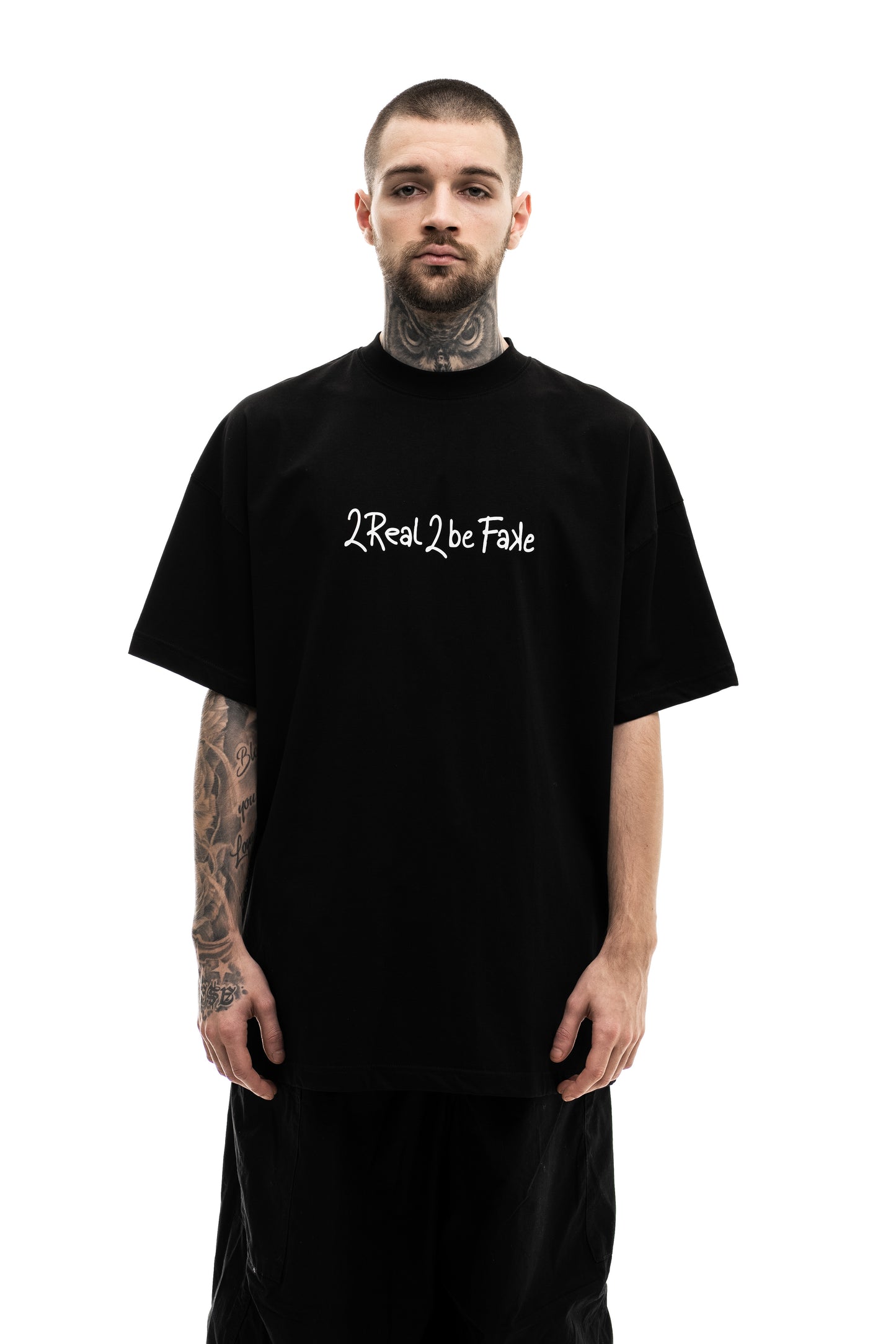 IT IS ALL FAKE oversized tee